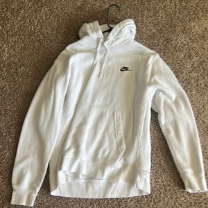 white nike hoodie